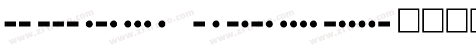 Morse Tech字体转换